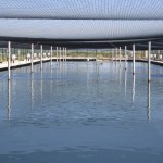 Outdoor production basin